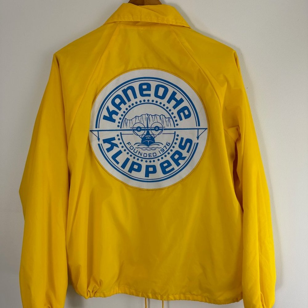 Vintage 80s KANEOHE KLIPPERS Hawaii Aviation Pearl Harbor Jacket M